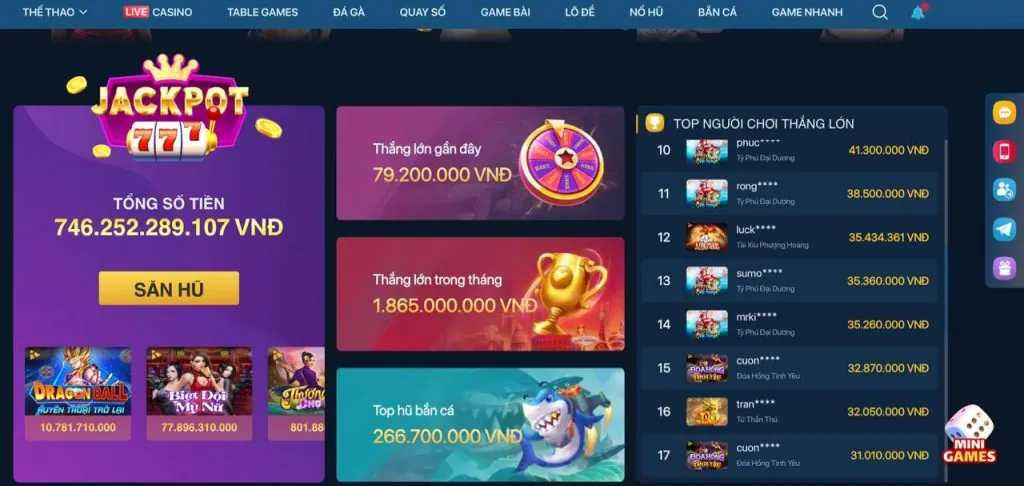 Giao diện ứng dụng Lucky8882 trên điện thoại